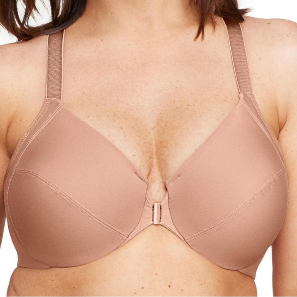 Glamorise Women's Plus Size Front-Closure Wonderwire Bra Underwire